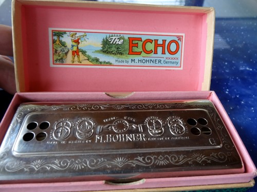 Vintage harmonica the echo - vintage,