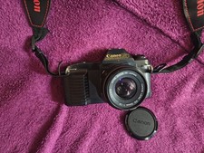 Canon T50 35mm SLR film camera with 50mm f/1.8 FD Prime Lens - Tested