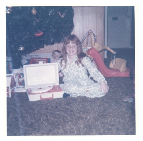 1970s girl pajamas - girl, in