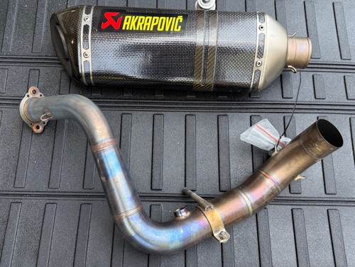 Akrapovic carbon exhaust and - carbon,