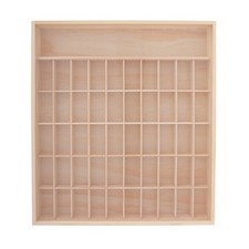 6 Tiers 50 Compartments Pine