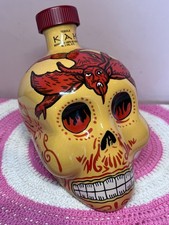 EMPTY KAH TEQUILA REPOSADO 700ML HANDPAINTED BOTTLE