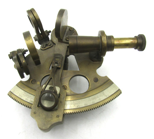 Brass marine sextant - marine,