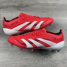 Adidas Predator Elite FG Football Boots ‘Lucid Red / White’ - Size UK 11 / EU 46