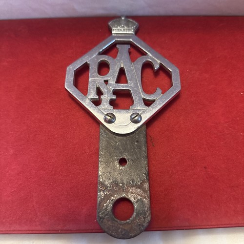 Vintage rac car badge - rac,