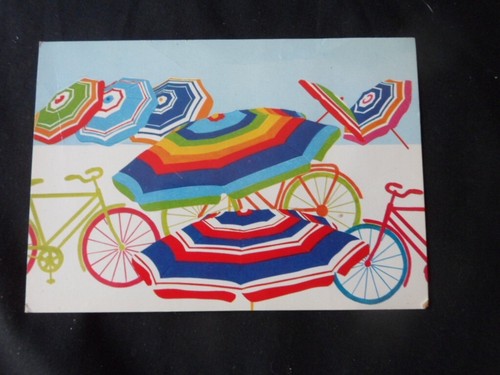 Cycling related postcard - cycling,
