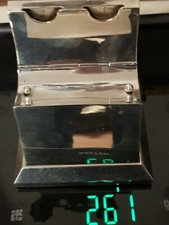 Exceptional Silver Desk Tidy (Stamp box/Dual Inkwell/Pen Rest) London 1906