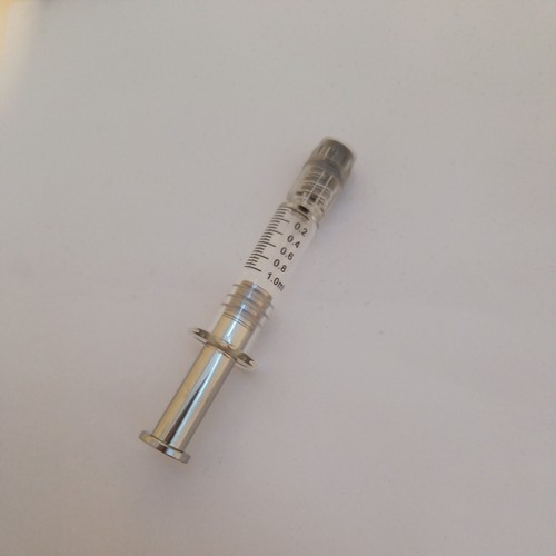 1ml glass stringe metal - glass, +