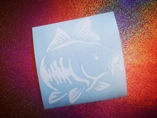 CARP FISH Tackle box/Angling/Fishing/Boat/Car/Window/Bumper Vinyl Sticker/Decal