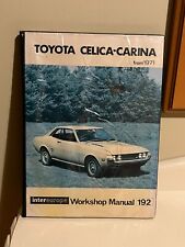 Toyota Celica Carina From 1971  Workshop Manual 192 InterEurope Ltd