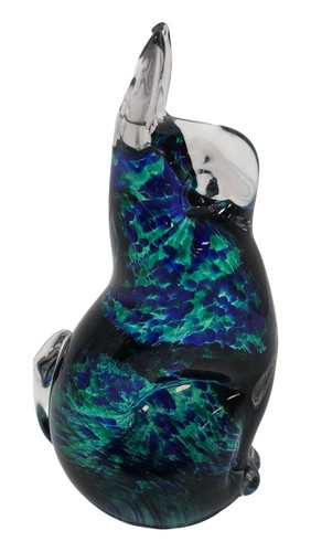 Wedgwood glass rabbit figurine - wedgwood,