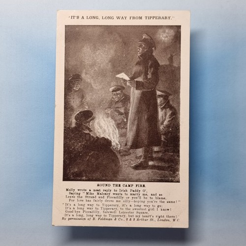 Ww1 patriotic postcard c1916 - patriotic,