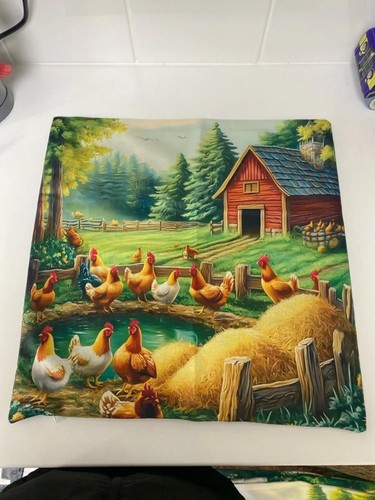 Chicken barn countryside - chicken,