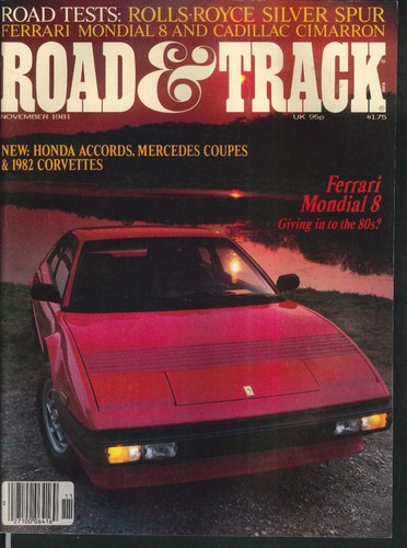 Road track ferrari mondial - &,