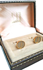 DUNHILL CUFFLINKS Gold Tone