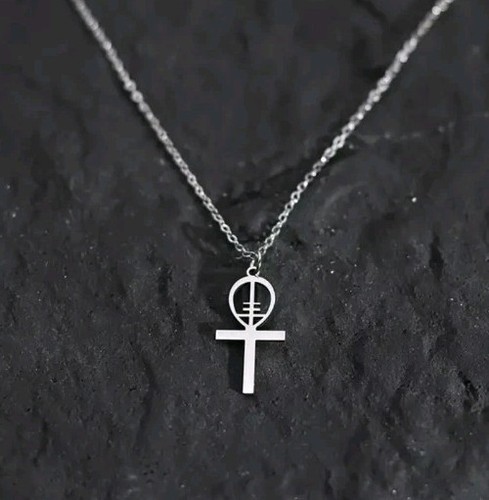 Ankh cross necklace - ankh,