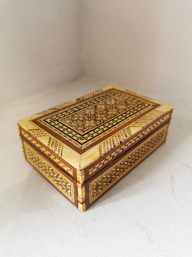 Vintage syrian style marquetry - style,