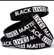 Black Lives Matter Silicone Wristbands Antiracism Unisex Arm Bands Bracelets