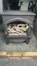 Town And Country Kirkdale Gas Fire Stove Wood Burner Cast Iron Very Heavy