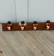 vintage clown coat hanger key