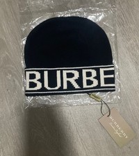 Burberry Black Knitted Beanie