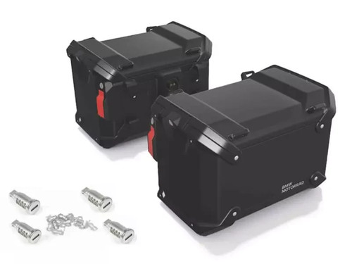 Bmw black aluminum case - case, pair