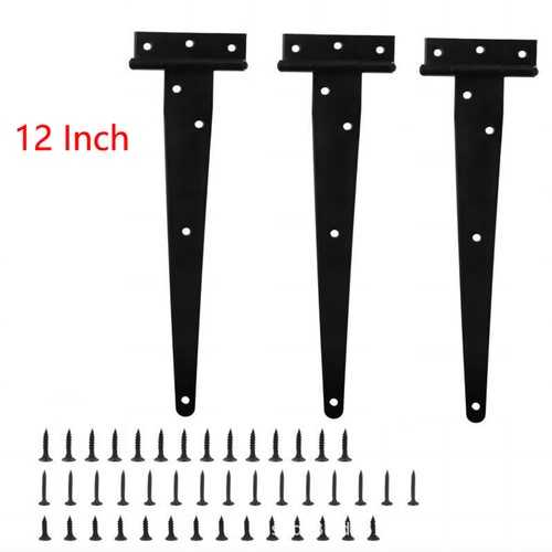 Black tee hinges heavy - 3x,