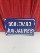 Vintage French Original Enamel Street Sign