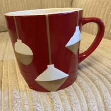 Starbucks Christmas Baubles Hanging Ornaments Red Mug 14 fl oz Rare Design 2012