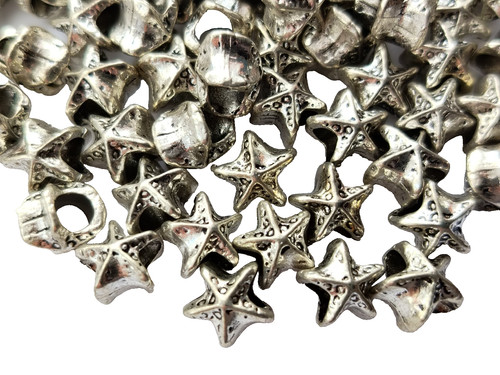 Tibetan silver large 10mm - 50,