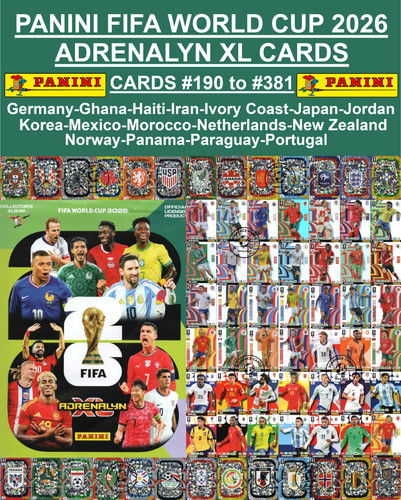 Panini adrenalyn world cup - xl,