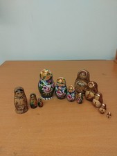3 X Vintage Genuine Matryoshka