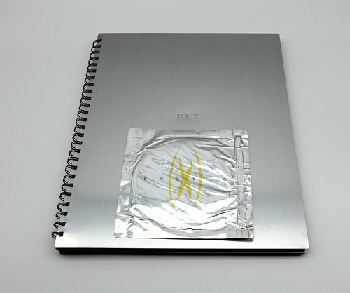 Madonna sex book metal - book, cover