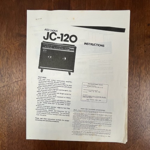 Vintage roland 120 jazz - vintage,