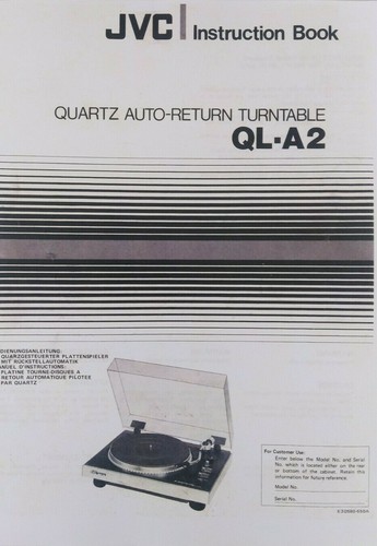 Jvc auto return - ql-a2, auto-return
