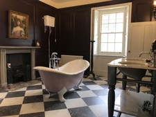 Roll Top Double Slipper Cast Iron Bath NO TAP HOLES+ Complete Package Deal