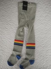 SALE NEW NEXT 2-3 Years tights grey rainbow cotton like little bird pride UK