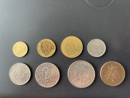 Set coins from france - set,