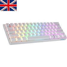 Geeky Light Up 60% Mechanical Gaming Keyboard RGB LED Backlit for PC/Mac Gamer
