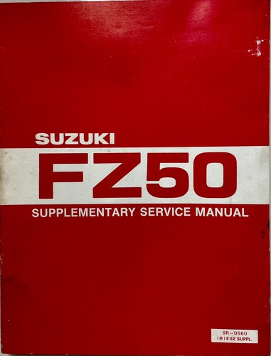 Genuine factory suzuki fz50 - factory,