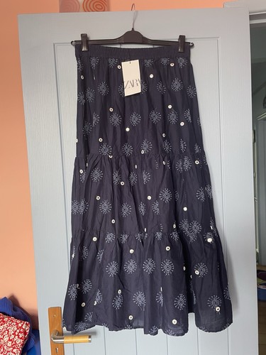 Bnwt zara long blue - zara,