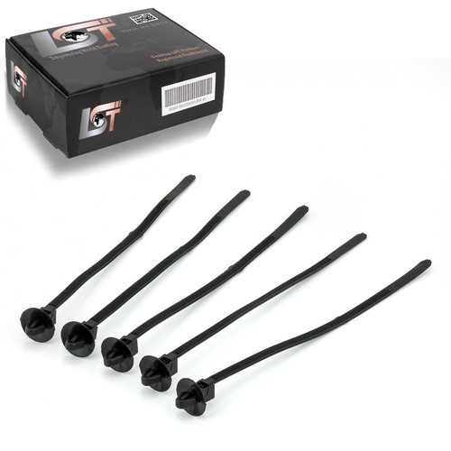Cable tie with clips - 5x,