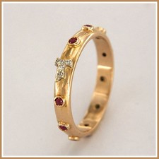 18ct Rose GOLD RUBY and