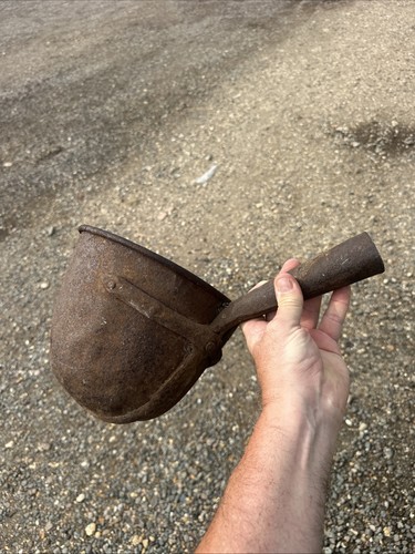 Antique metal cooking pot - antique,
