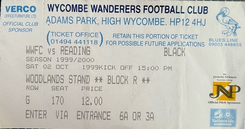 Wycombe wanderers - wycombe, v