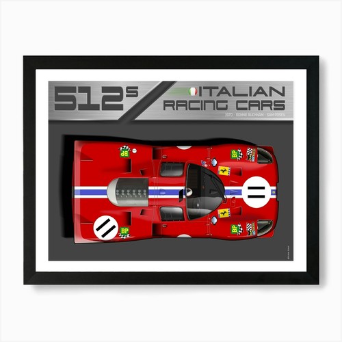 Ferrari 512s art print - art,