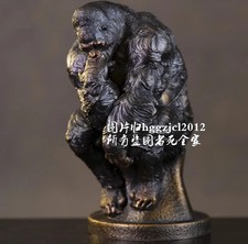 6.7" Solid Brass Gorilla