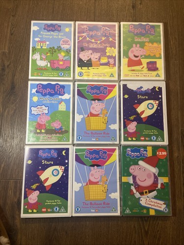 Peppa pig dvd collection - 9,