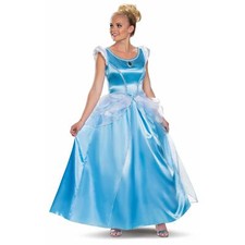 Women`s Disney Official Classic Cinderella Costume Adult Princess Fancy Dress