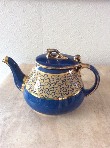 Rare vintage cobalt blue gold - rare, blue/gold